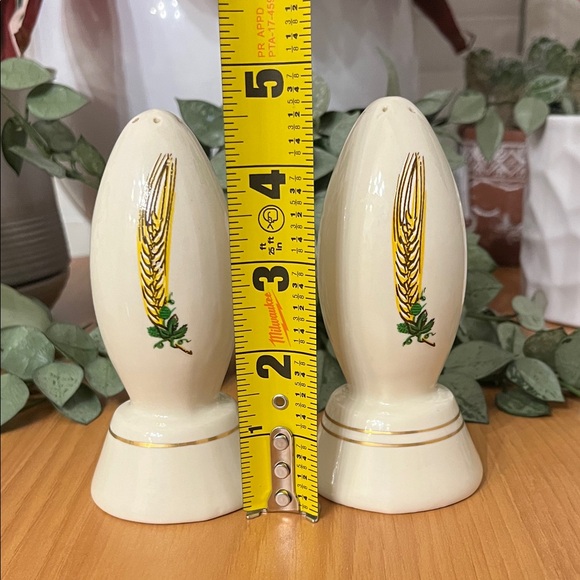 Coors Pottery Vintage 1930’s Salt & Pepper Shaker Set EUC - Picture 5 of 7